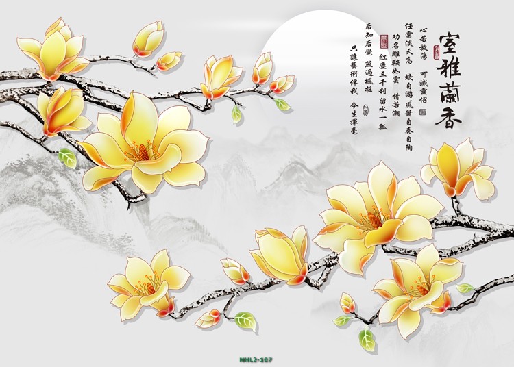 Hoa ngọc lan 3D MHL2-107